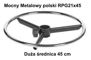 Podnóżek, Ribgbase RGP21x45 , podpórka na nogi do siłowników wysokich lub do krzeseł, foteli , hokerów warszatowych, laboratoryjnych, produkcyjnych