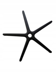  Czarna Podstawa do fotela biurowego  obrotowego 63 cm PFN031/630 MOCNY krzyżak fotela