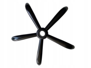 Czarna podstawa fotela biurowego 64 cm PFS 122/640 do krzesła gamingowego